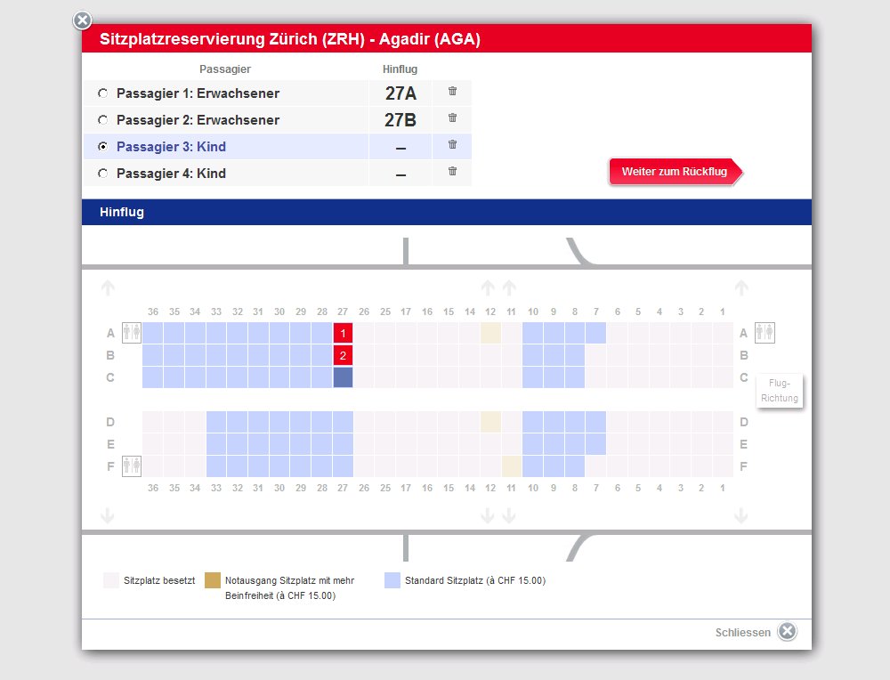 Buchen von Flügen und Sitzplatzreservation leicht gemacht. Internet Booking Engine mit nahtloser Integration in bestehende Website. - 2