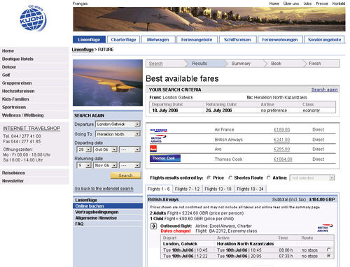 Frontend-Gestaltung und -Programmierung einer IBE
