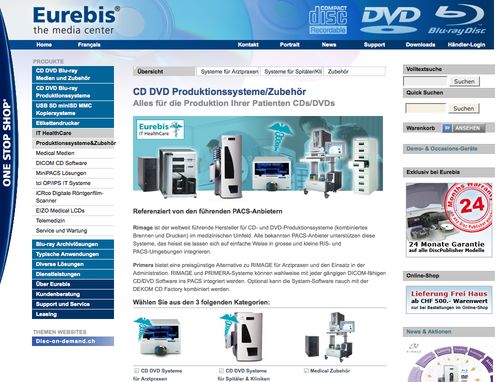 Webshop mit Anbindung an Unternehmensdatenbank