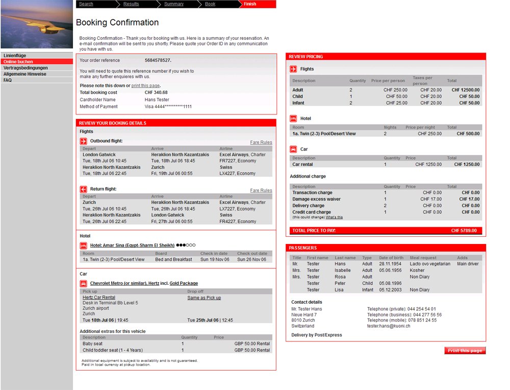 Bei HelveticTours Flüge, Hotels und Mietwagen und die dynamische Kombination davon online  buchen. - 4