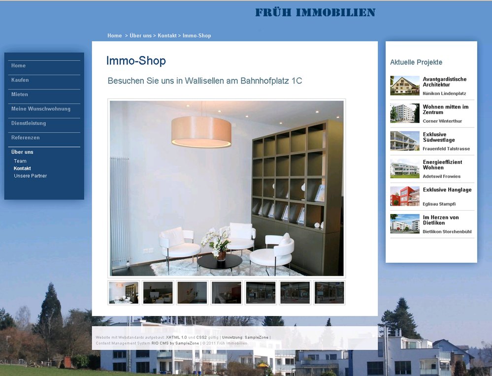 Content Management System für eigene Website und beliebige Immobilien Objekt Websites. - 2