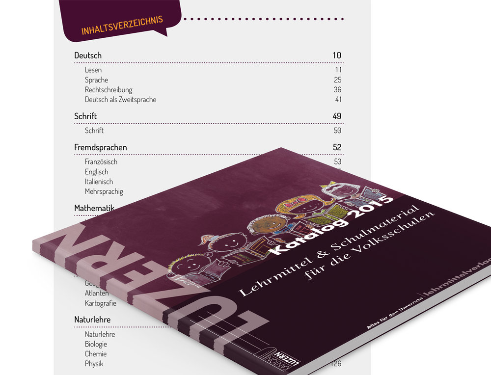 Automatisches Database Publishing: für den Lehrmittel Katalog des Kanton Luzerns entwickeln wir einen SAP zu InDesign Konverter.