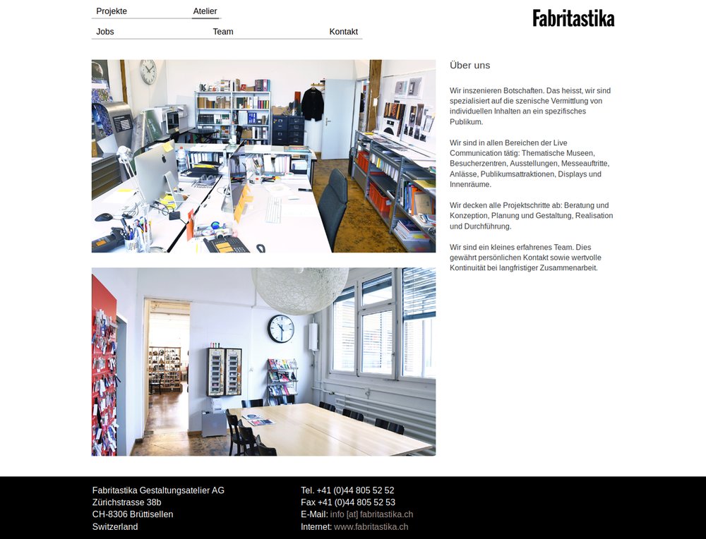 Re-Design einer Agentur-Website mit Projektportfolio. Responsive Design auf Basis von Kunden-Entwürfen.  - 3