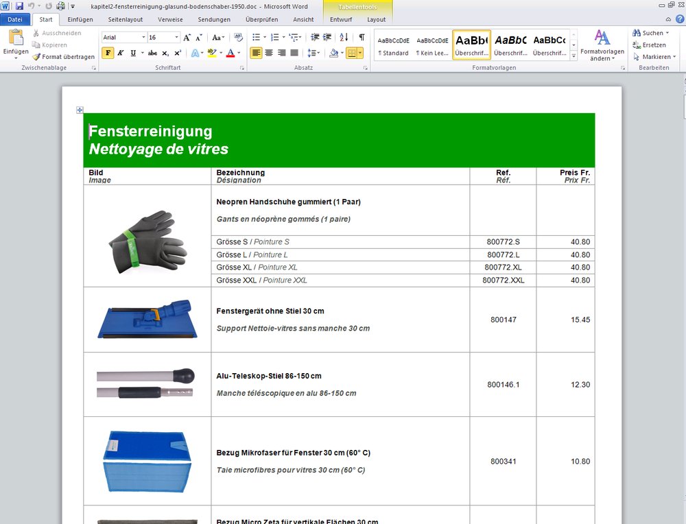 Einfach gehaltenes Katalogsystem erstellt Print-Kataloge auf Basis einer Produktdatenbank. Freie Gestaltung der Gliederung und Sortierung. Maximale Flexibilität in der Nachbearbeitung. - 3